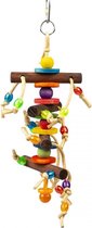 Duvo+ Kleurrijke hanger-houten blokjes & speeltjes Meerkleurig 28x10,2x6cm