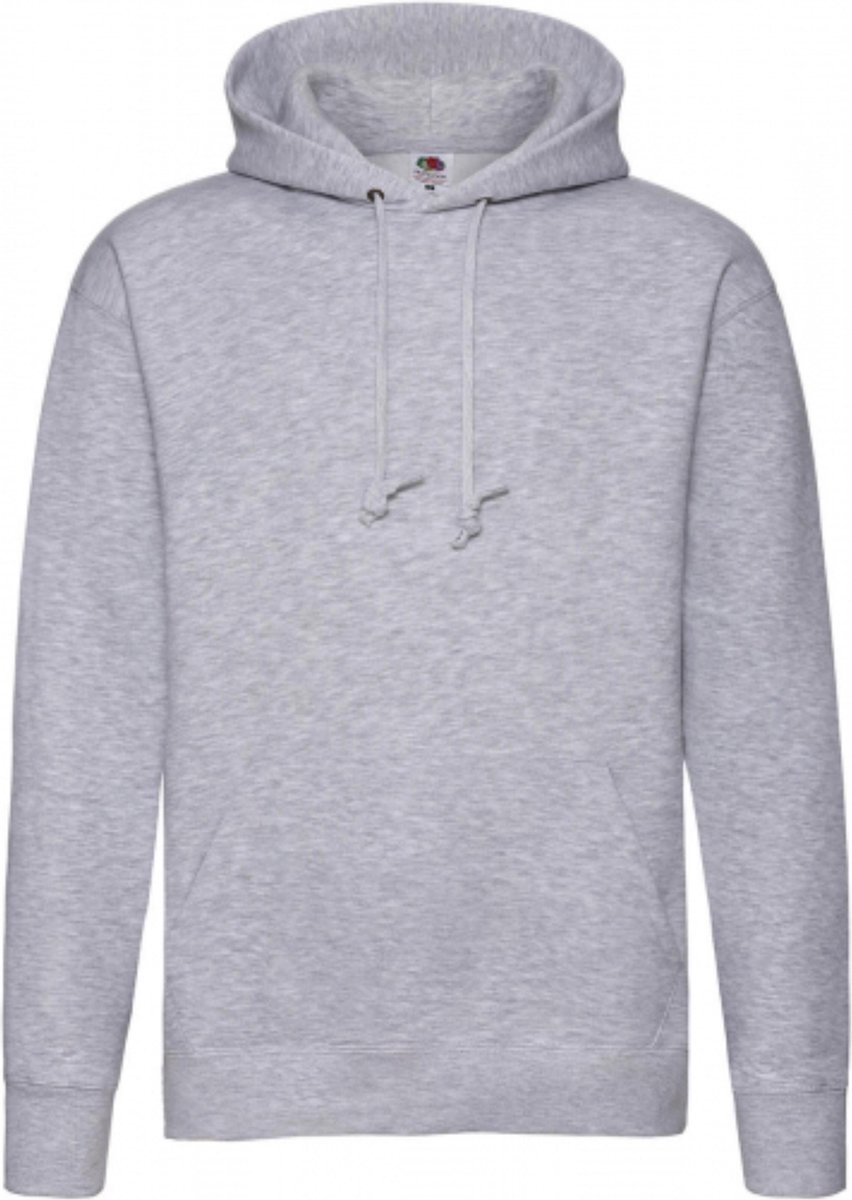 Premium Hooded Sweat Heather – Fruit of the Loom Grijs