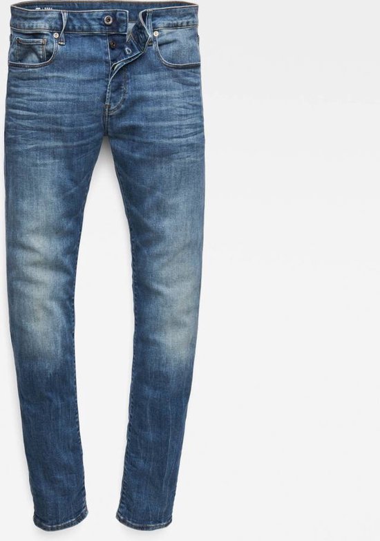 G-star Jeans 3301 slim fit vintage medium aged (51001-8968-2965) | bol.com