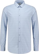 Overhemd Dot Chambray Licht Blauw (303128 - 646)