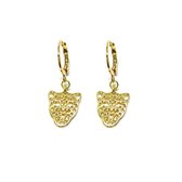 Tiger earrings - Goud