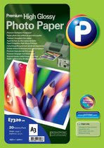 Printec Fotopapier - A3 - Premium High Glossy - 20 vellen - 297x420mm - 255 gram per m²