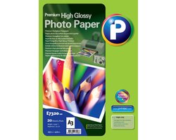 Printec Fotopapier - A3 - Premium High Glossy - 20 vellen - 297x420mm - 255 gram per m²