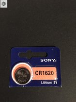 5 Stuks - Sony CR1620 / DL1620 3V Lithium knoopcel batterij