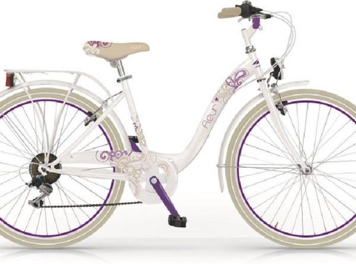 Vélo fille MBM FLEUR 20INCH D30 6 vitesses Wit | bol.com