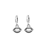 Kiss earrings - Zilver