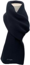 Heren Sjaal fijn gebreid donkerblauw