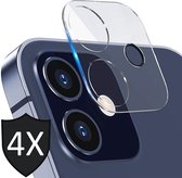 Camera Screenprotector geschikt voor iPhone 12 - 4x Glas Screen Protector