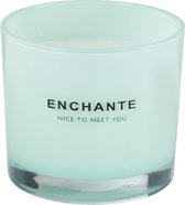 J-Line Geurkaars Enchante Glas Munt Small-30U set van 6 stuks