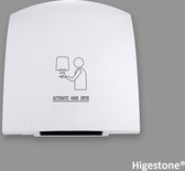 Sèche-mains | 1800 watts | Temps de séchage 10-12 sec. | Luxe | Séchage vos mains rapidement | Distributeur de Papier | Restauration | Higestone | Blanc