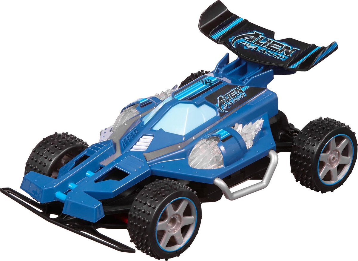 NIKKO RC Auto - Race Buggies Alien Panic - Bestuurbare Auto voor binnen en buiten - 8 km/h - Blauw - NIKKO
