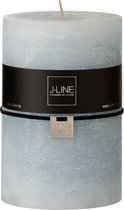 J-Line Cilinderkaars Stompkaars Lichtblauw Xl Set van 6 Stuks