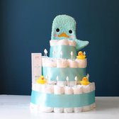DIY Luiertaartpakket Thema Bad (groen)