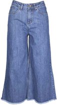 Urban Classics Flared jeans -S- Denim Culotte ocean Spijkerbroek Blauw