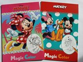 2 Toverblokken Mickey Mouse - Minnie Mouse - krasblokken Disney