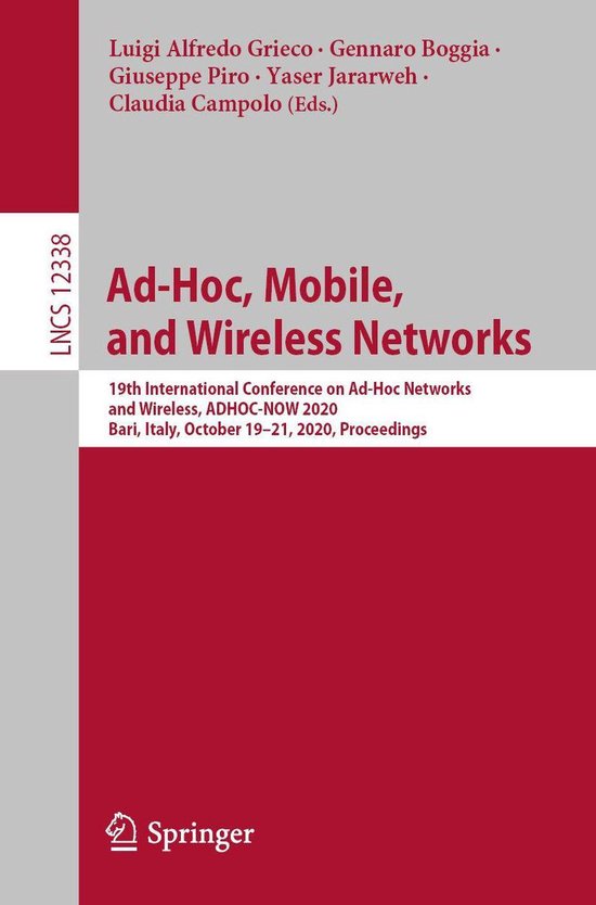 Springer Nature Proceedings Computer Science - Ad-Hoc, Mobil ... - cover