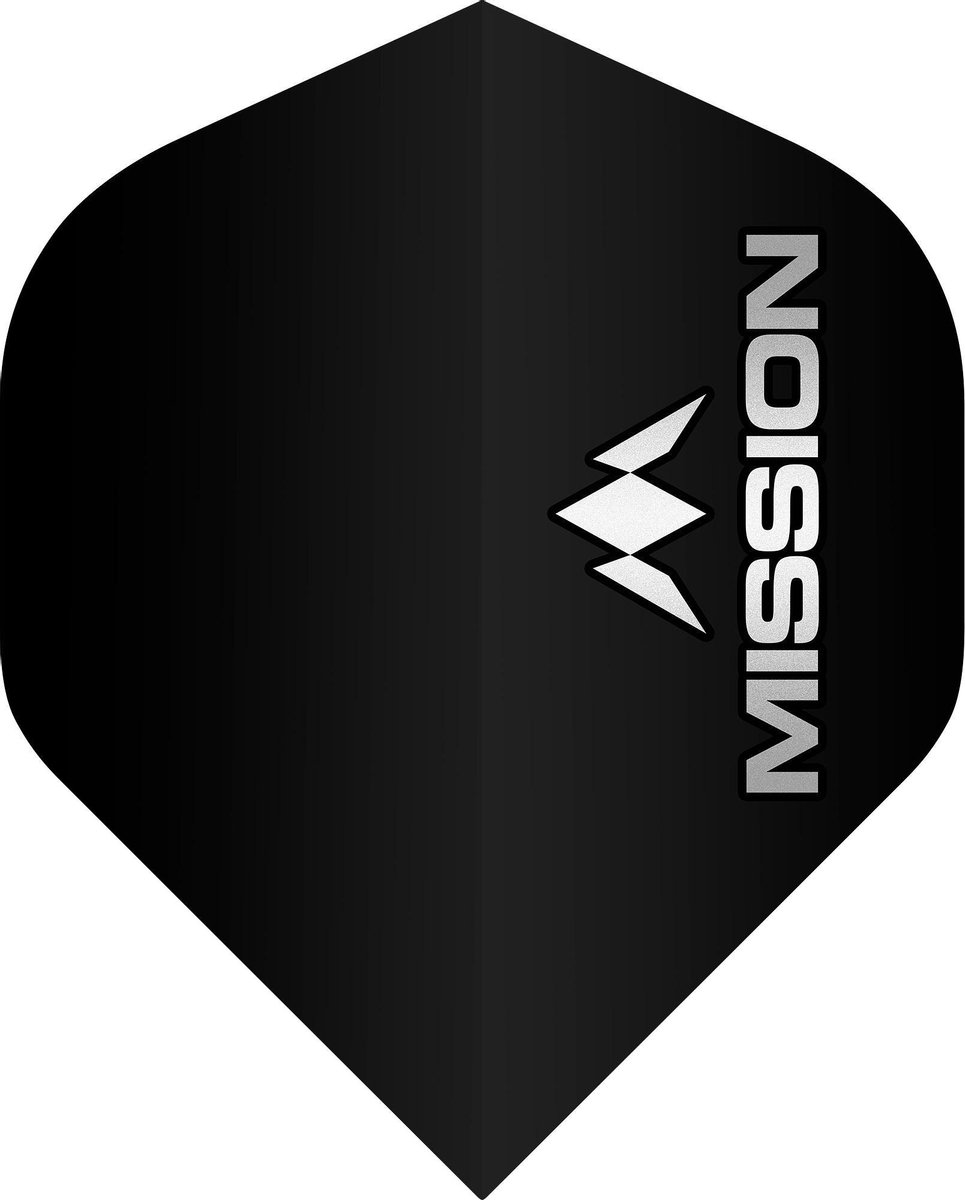 Mission Logo Std No2 Black & Grey - Grijs