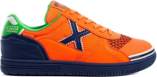 Munich Sneakers - Maat 36 - Unisex - oranje/navy/groen | bol.com
