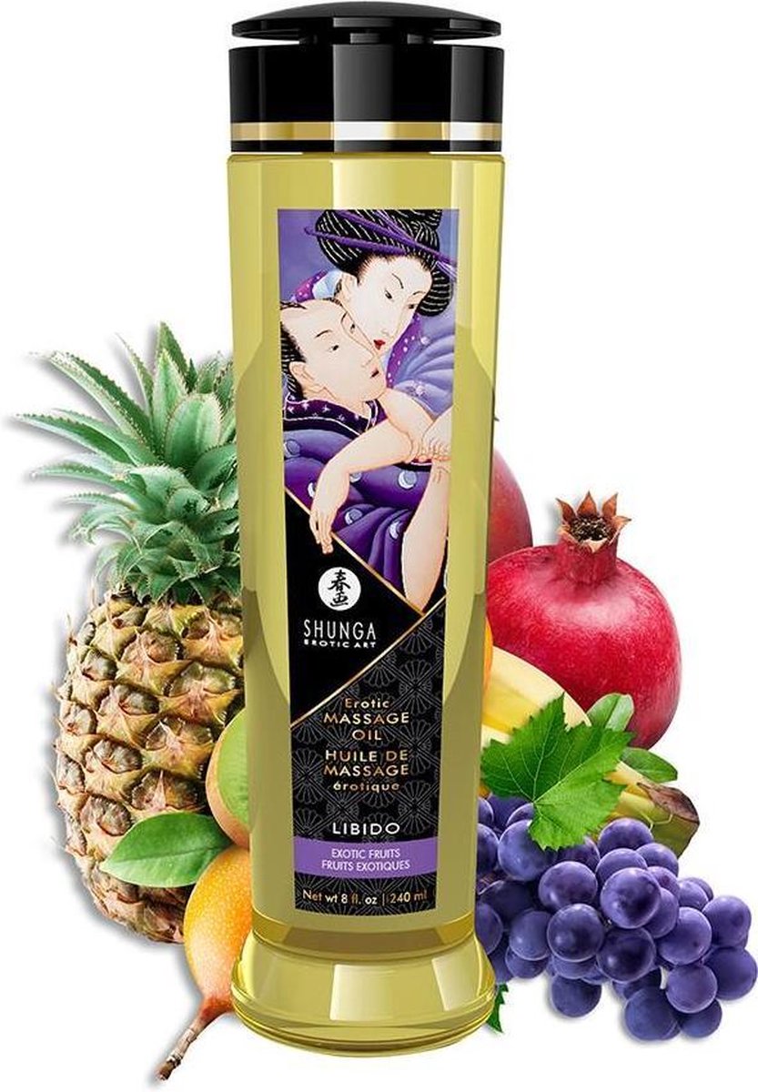 Shunga - Massageolie - Libido Exotic Fruits - 240 ml