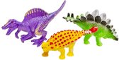 Mini Dinosaurussen 5 cm - 18 stuks uitdeelcadeautje traktatie kinderfeestje
