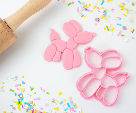 Moule à biscuits chien ballon - emporte-pièces - biscuits - fondant