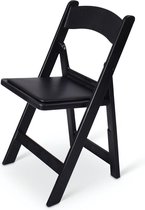 Wedding Chair klapstoel - Zwart