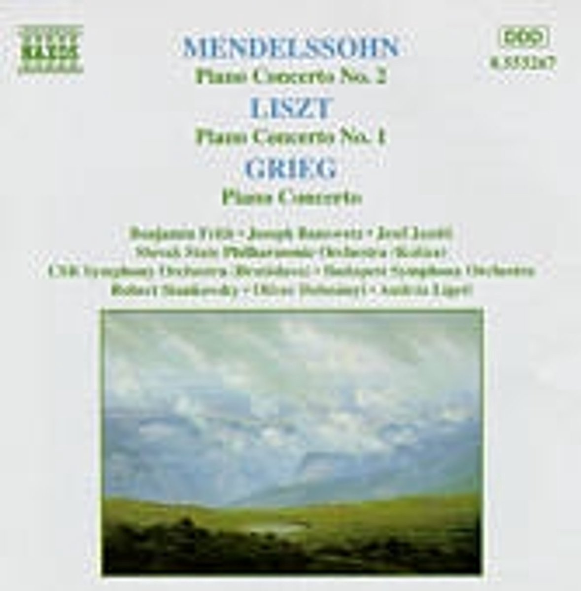 Mendelssohn, Liszt, Grieg: Piano Concertos / Frith, et al