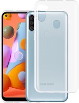 Samsung Galaxy M11 hoesje - Soft TPU case - transparant
