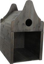 Hm Deluxe Houdenhuis - Dierenhuis - Grijs - 103 x 75 x 55 cm