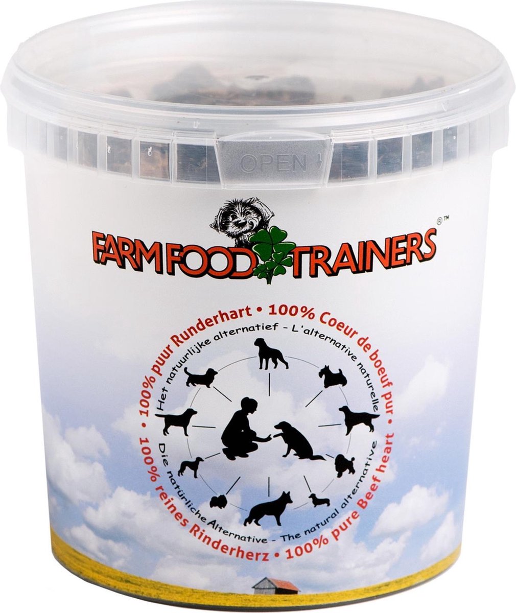 Farm Food Trainers Hondensnack - Runderhart - 333 g