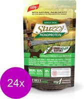 Stuzzy Dog Grain Free Monoprotein Pouch 150 g - Hondenvoer - 24 x Kalf