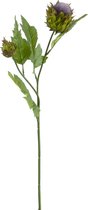 Fabulous Flowers - 3,0 sts kunst artisjok - Zijden artisjok 60 cm - Nepbloemen webshop
