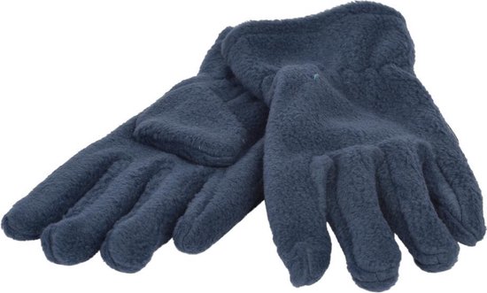 P&T Handschoenen Dames - Micro Fleece - Donker Blauw | bol