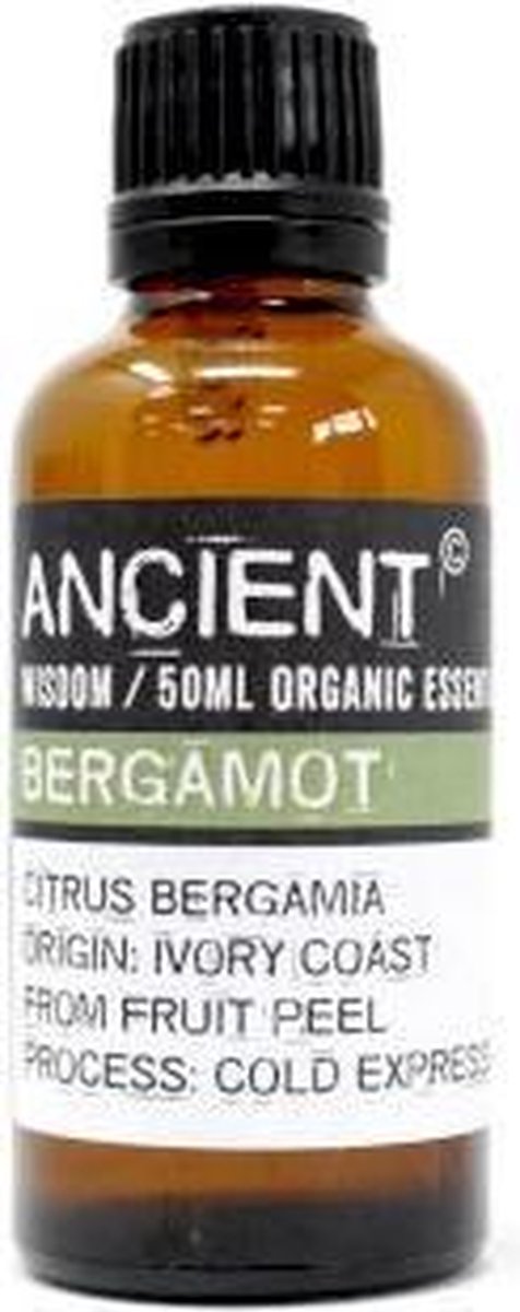 Goedkoopste Biologische Etherische Olie - Bergamot - 50ml - Essentiële Oliën - Aromatherapie - Essentiële Bergamot Olie