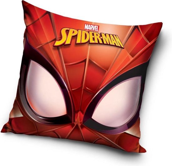 Marvel Kussen Spider-man Hoofd 40 X 40 Cm Polyester Rood | bol.com