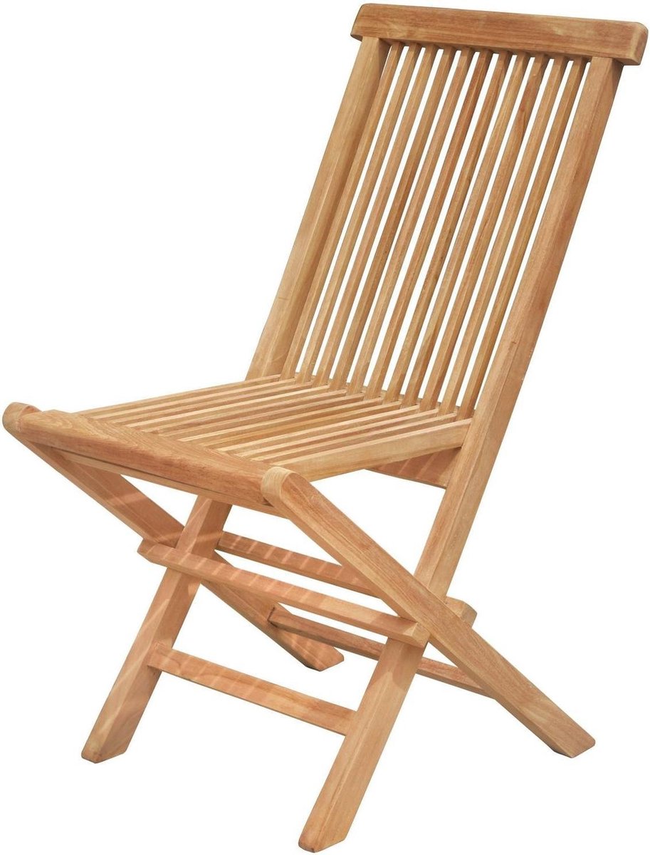 Teak Houten Klapstoel Tenerif | 47x38x89 | Vouwbare Tuinstoel