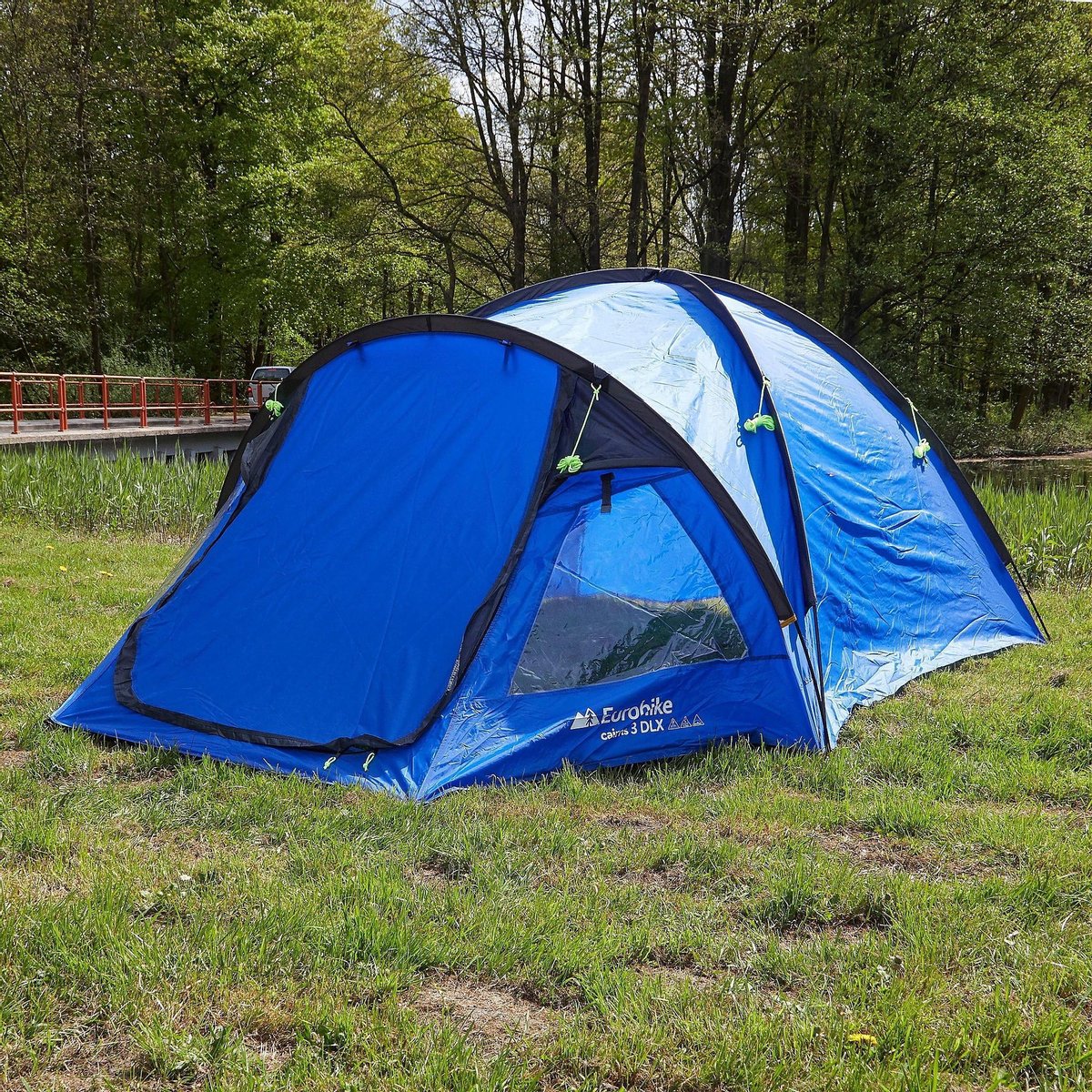 Eurohike Cairns 3 Deluxe Tent Blauw 