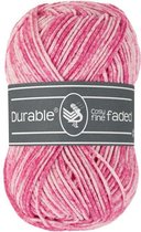 Durable Cosy fine faded Fuchsia (237) - acryl en katoen garen tie-dye - 1 bol van 50 gram