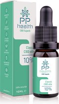 PP Health - CBD Olie Classic 10% - 1000mg - Full Spectrum - Biologische kwekerij in Zwitserland met een strikte selectie van de best volgroeide planten - 10 ml