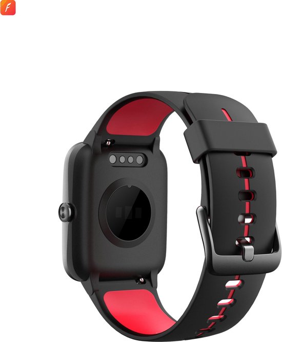 VeryFit Smartwatch Pro 3 Zwart/Rood Heren Dames Met