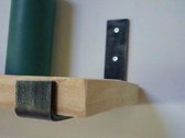 Maison DAM - 1x Industriële plankdrager L-vorm UP 20 cm - PER STUK - Staal - Zonder Coating
