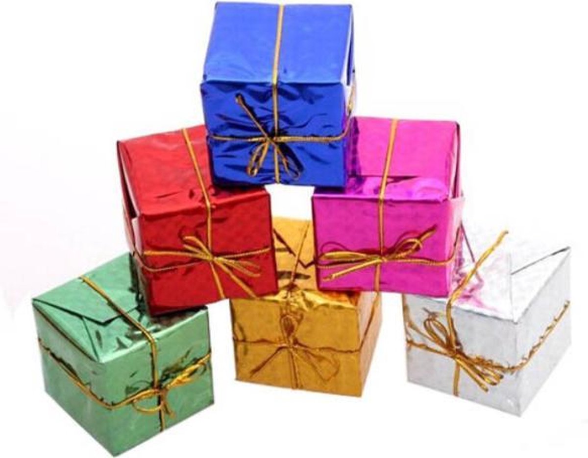 Kerstdecoratie cadeautjes | Sinterklaas decoratie | Kerstversiering | Versiering voor onder of in de boom | Decoratie voor kerst | Decoratie voor sinterklaas | Kerst tafel decoratie | Cadeautjes als decoratie | Kerst kadootjes Sint – foto 4