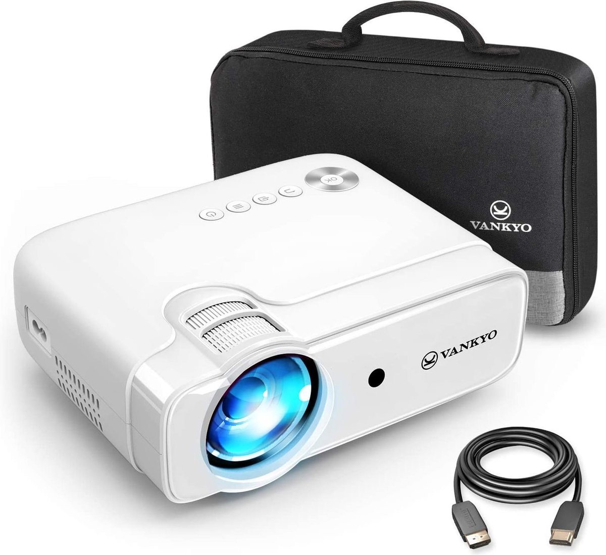 Vankyo Leisure 430 - Mini Beamer - 1080p Full HD - 4500 Lumen met LED - Wit