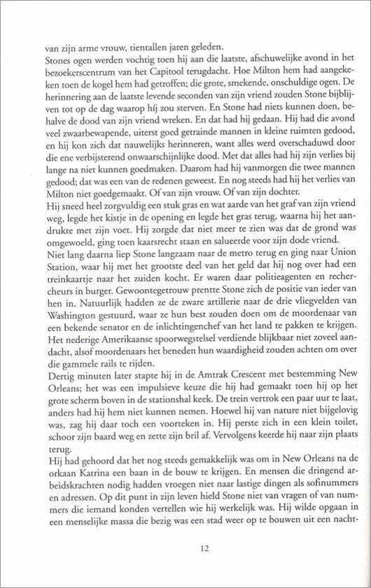 Tekstpagina met een oude druk en een nummer 12 onderaan.