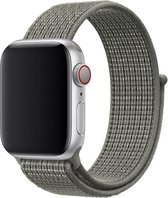 Shop4 - Bandje voor Apple Watch 6 40mm - Nylon Grijs