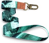 Moodadventures | Keycords | Lanyard | Stevig Keycord Green Ocean | Sleutels en Keycards | Nylon