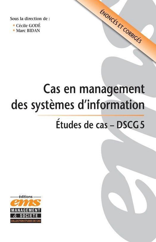 Etudes de Cas - Cas en management des systèmes d'informatio ... - cover