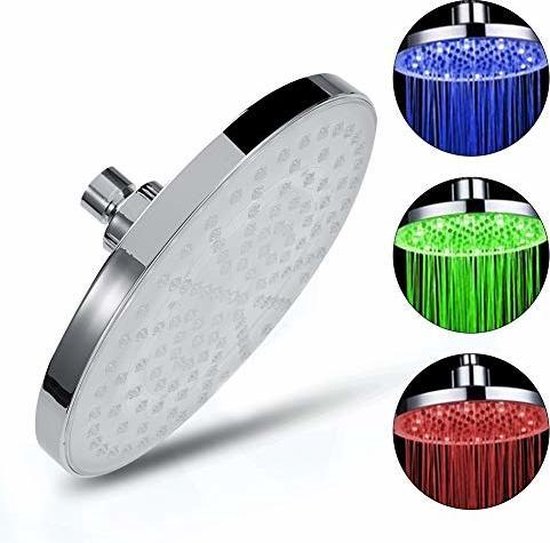 LED Douchekop Groot RGB Rond