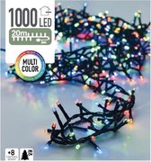 Micro Cluster Kerstverlichting 1000 LED's 20m Multicolor - Lichtsnoer Kerst - It's All About Christmas™