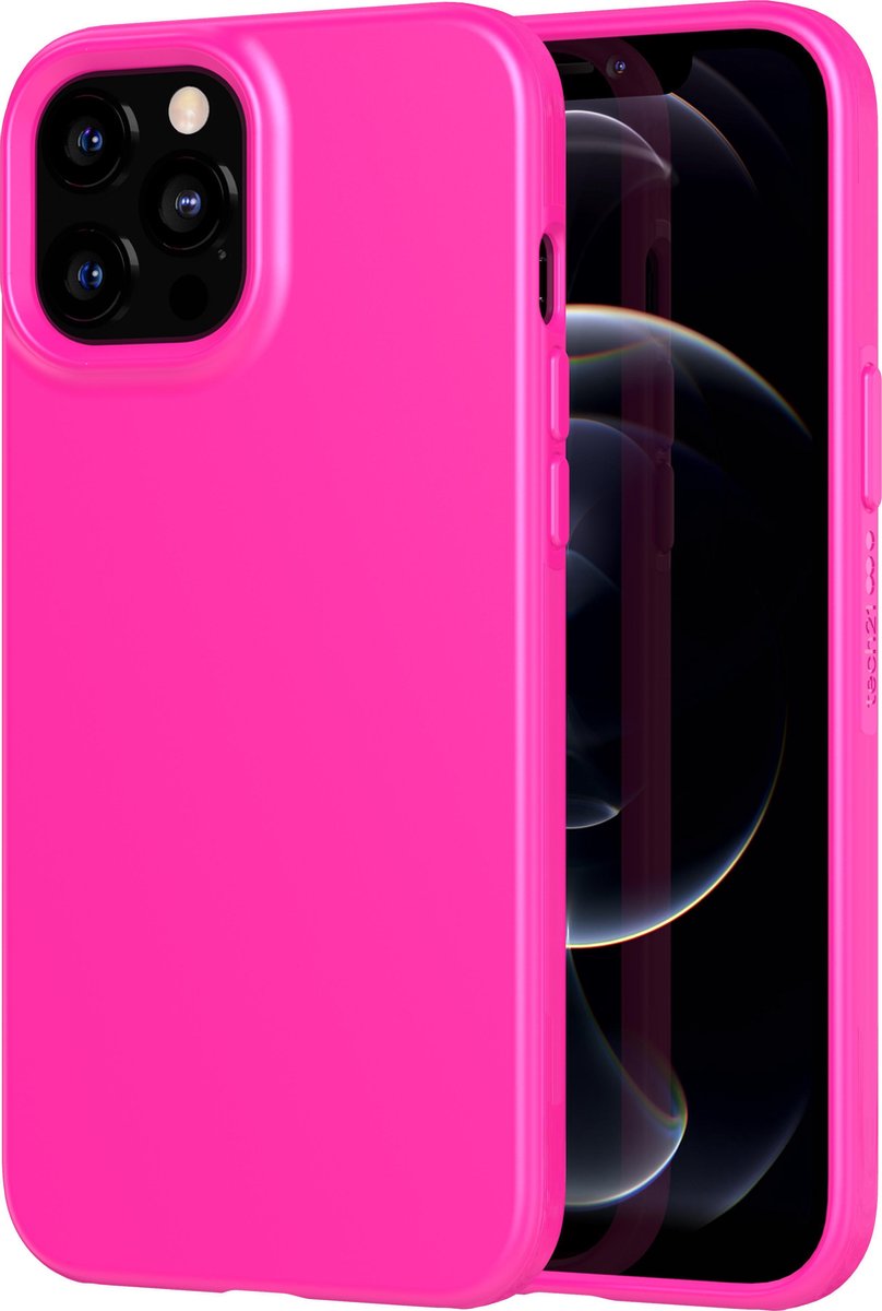 Tech21 Evo Slim Backcover hoesje - Geschikt voor iPhone 12 Pro Max - Mystical Fuchsia